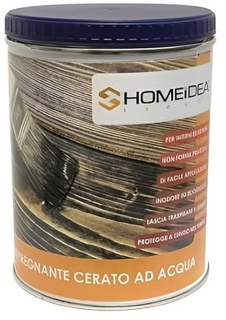 Home Idea Italia Impregnante per Legno Cerato Protettivo a Base d'Acqua Pronto all'Uso Confezione da 1,5 litri (Verde salvia)