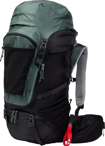 Mc Kinley Unisex Yukon Ii Ct 50W+10L Vario Trekkingrucksäcke, Green Dark/Black Nig