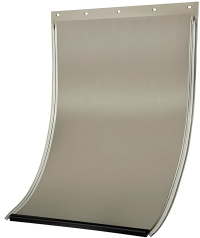 PanSukided Ersatzklappe für Hundetür, strapazierfähig, magnetische Dichtung, geräuschreduzierend, Kälteschutz, Isolierung für Hunde, Größe L