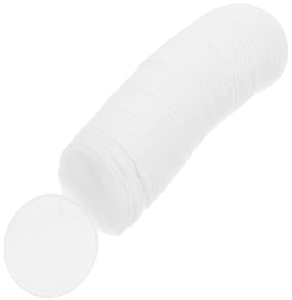 BESTYASH 100pezzi Dischetti Rotondi Per Pulizia Labbra e Occhi Struccanti e Detergenti Efficaci Design Spesso Assorbente