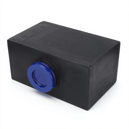 Luocute Réservoir de Stockage à Eau RV de 5 Gallons, 15,7 X 9,8 X 7,9 Pouces pour Eau Carrée Buvable avec Une Grande Ouverture, Une Résistance à la Chaleur et au Froid, Une Conception