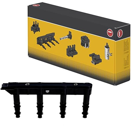 NGK 48124 Zündspule Kompatibel mit PEUGEOT 206 Schrägheck 2A/C 1104091 597085 U6021 | Kompatibel mit: CITROËN C2, C3 I, C4 Coupe, C4 I, PEUGEOT 1007, 206 Schrägheck, 206 SW, 207, 307, 307 Break, 307 SW
