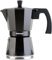 WECOOK! Luccia Cafetera Italiana, Inducción, Aluminio, Express, 6 Tazas Café, Apta para todas las Cocinas, Color Negro, Junta de Cierre de Silicona, Válvula de Seguridad