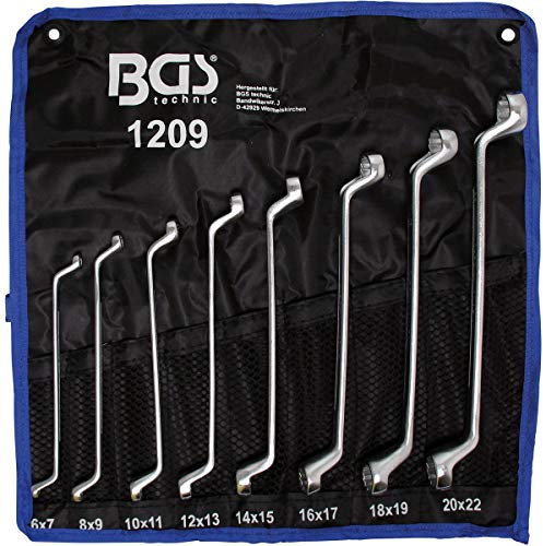 CLES POLYGONALES OEIL DOUBLES CONTRE COUDEES de 6 à 22 mm