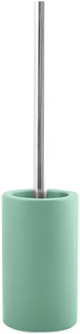 Spirella Tube Bürste Toilettenbürste Klobürste WC Garnitur aus Porzellan matt grün, Green