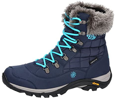 Brütting Himalaya Damen Winterstiefel Türkis Marine 40 EU, Türkis, Marineblau, 40 EU