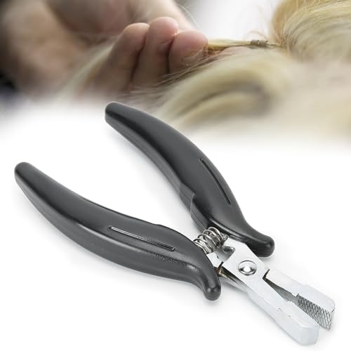 Extension Entferner Zange, Tape Bonding Zange für Perücke Microringnadel Zange Professionelles Bondingzange Gerade Bonding Zange Haarverlängerungen Extensions Zubehör