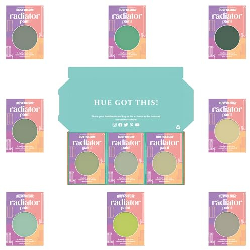 Rust-Oleum Radiator Paint in Matt Finish – Rich Greens Tester Box