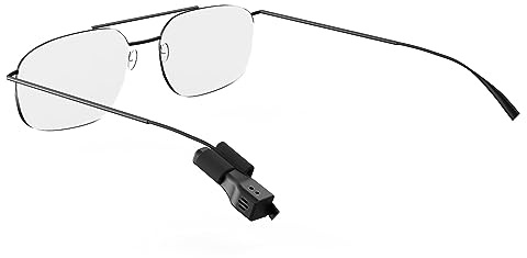 musegear Trovare occhiali Bluetooth, Trova occhiali forte per cellulare in nero, per iOS e Android