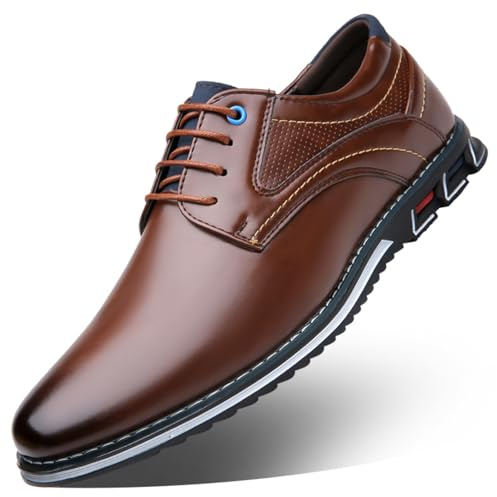 Zapatos de Negocios Casuales para Hombre - Ligeros, Suaves y Modernos, Oxford de Vestir, Mocasines de Cuero