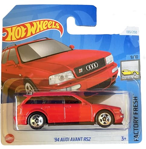 Hot Wheels - ´94 Audi Avant RS2 - Factory Fresh 9/10 - HTC54 - Short Card - rot - Mattel 2024-1:64