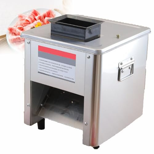 MáQuina Cortadora De Carne, Cortadora De Carne EléCtrica, Cortadora De Carne Triturada, Cortadora De Carne Comercial Con Cuchilla De Acero Inoxidable, 330 Lb/H Para Cerdo Deshuesado,15mm