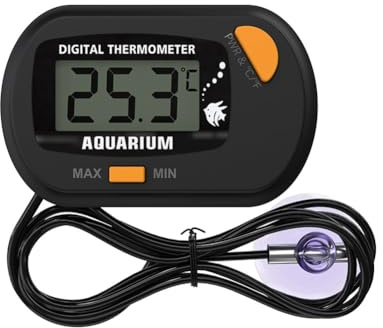 FPHADO -50℃ - 70℃ Digital Aquarium Fish Tank Thermometer with Suction Cup Temperature Sensor Meter Tester