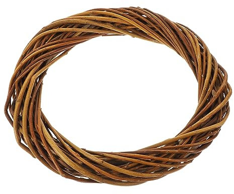 SOLUSTRE Weidenkranz Selbstgemacht Weidenring 20cm Natürlicher Kranzrahmen Für Heimdekoration Hochzeiten Weihnachten Tür Wand