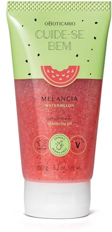 O Boticário | Cuide-se Bem | Exfoliante Corporal Sandía | 150 g | Body Scrub | Aroma Dulce y Refrescante de Sandía | Elimina impurezas y suaviza | Perfumado | Vegano
