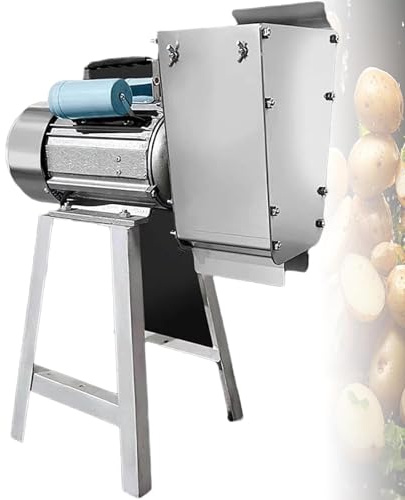 GmhXylophyte Elektrische Kartoffel-Stampfer, 1100w Edelstahl-Kartoffel-Schleifrad, Glatte Zarte Und Gute Verkostung, Ausgang Und Zeitsparung, FüR Knoblauch Tomaten
