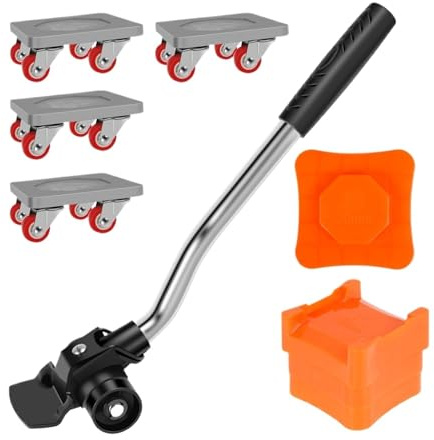 Moving Dolly, Outil de déménagement de Meubles, lève-Meubles Robuste, Roues rotatives à 360°, Chariot de Transport facilitant Le déplacement et réduisant l'effort.,for Furniture