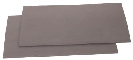 Healifty 2 Stück Stempelkissen Gummi Wasserfeste Stempelfarbe Kompatibel Lichtempfindliche Stempelmatte für Textil und Büroanwendungen
