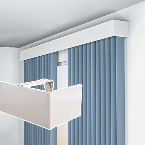 Generico Mantovana per Tenda Oscurante da Parete - 1,4 m (4,6 Piedi), Senza binari, Copertura Decorativa per cornici Alte per Tende, Elegante complemento d'arredo.