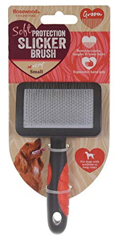 ROSEWOOD Chien Soft Protection Salon Brosse Carde de Toilettage Petit