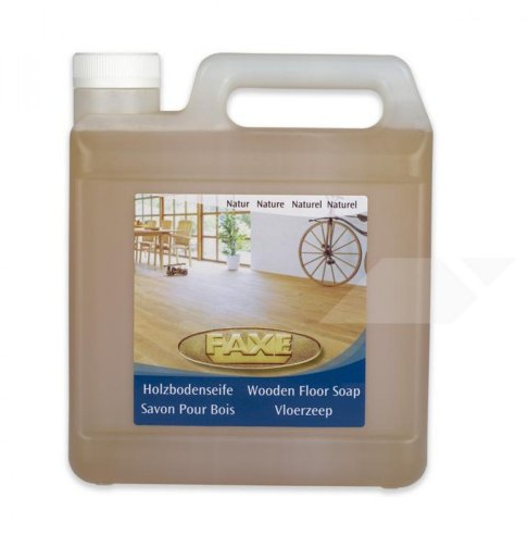 Faxe Jabón para suelos de madera, 2,5 l, natural, para suelos de madera, corcho