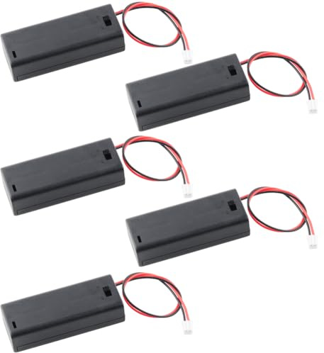 DIYmalls 2 Cell 3V AAA Battery Holder Case Cover Box with ON/Off Switch