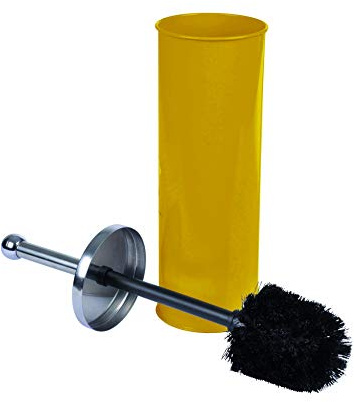 Douceur d'Intérieur Metalia Spazzolone WC Spazzolato, Miele, (0) 9,5 x 37 cm