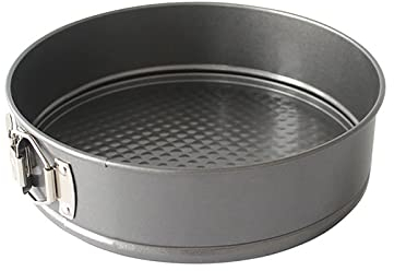 Stampo a forma di molla, in acciaio al carbonio, antiaderente, rotondo, per cottura a forma di molla, 18 cm