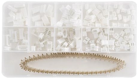 KSOPUERT 460 Stück JST-PH 2/3/4/5/6Pin Stecker & Buchse Gehäuse Buchse Stecker Kit 2,0mm Pitch Weibliche Pin Header