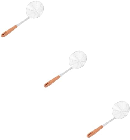 Cabilock 3 Pezzi in Acciaio Inox Cucchiaio Colino A Rete Manico Colino Per Da Frittura Utensile Da Cucina Per Zuppa Di Noodle