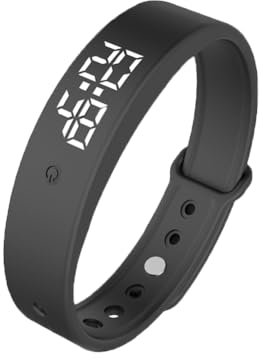 Umllpet Braccialetto con vibrazioni, allarme con promemoria, orologio da polso, orologio da allenamento con vasino, promemoria per bere, promemoria pillole