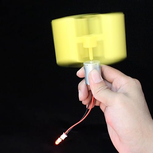 Generador de Energía de Pala de Turbina Eólica Vertical de Motor Pequeño Breeze - Ideal para Demostraciones - Modelo Científico - Adecuado para Fines Educativos