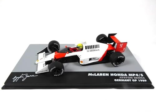 OPO 10 Formel 1 Auto 1/43 kompatibel mit McLaren MP4/5#1 Ayrton Senna Sieger Deutschland GP F1 1989-724