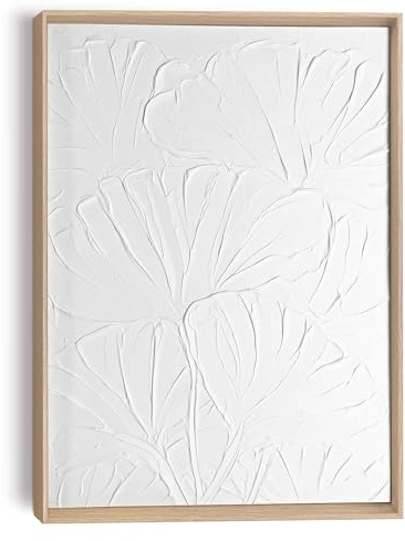 REINDERS Relief Wandbild, Blumen, Wohnzimmer, MDF, 40 x 30