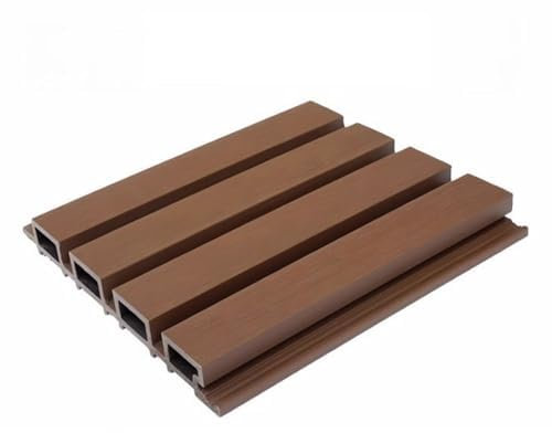 Panneaux de clôture en bois et plastique composite pour plus d'intimité – Clôture durable pour terrasse, cour et jardin