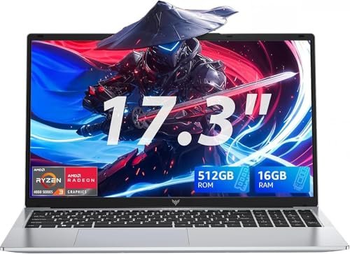 ACEMAGIC 17,3 FHD Ordenador Portatil Procesador Ryzen 4300U hasta 3,7 GHz