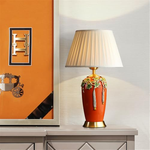 Lampada da tavolo a LED moderna di lusso, design creativo retrò per soggiorno, camera da letto, studio, villa, hotel, illuminazione da scrivania (stile 17)