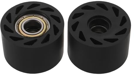 ORFOFE Tenditori a Rulli per Catena Moto 10mm, Set 2 Pezzi, Rullo Guida Tendicatena Resistente alle Intemperie, Compatibile Motociclette Atv e Quad, Puleggia Scorrevole per