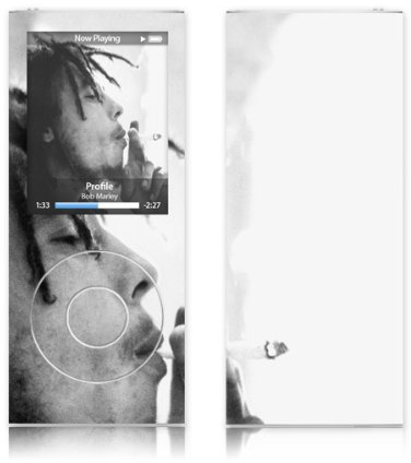 MusicSkins Bob Marley - Profil för Apple iPod nano (4:e generationen)