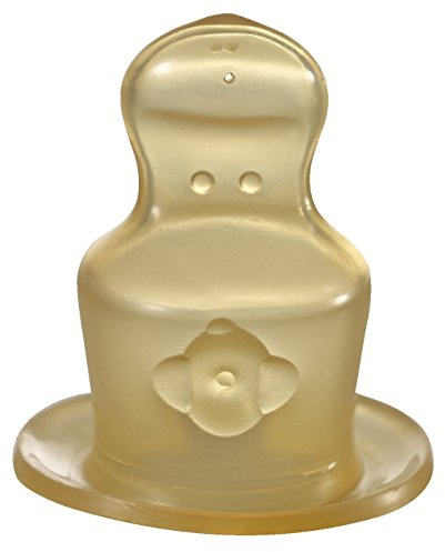 nip 2er Set Standardtrinksauger Latex anatomisch, Sauglochgr. M, 6+ Monate | kiefergerechter Latextrinksauger mit Anti-Colic Ventil, Dichtring für einen festen und tropffreien Sitz am Flaschenhals