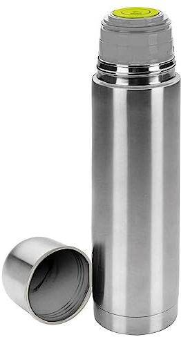 Ibili Thermoskanne 350 ml aus Edelstahl, silber, 21 x 7 x 7 cm