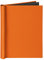 VELOFLEX 4944330 - Klemmbinder DIN A4 Velocolor, mit Leinenstruktur, Füllmenge max. 150 Blatt, orange, 1 Stück