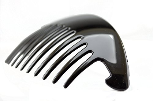 2Stk. XL Steckkamm in schwarz 14cm lang 7 cm breit - Made in Germany -WeLoveBeads