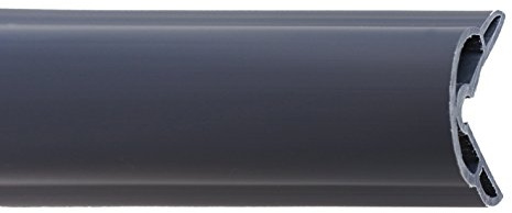 Coprispigolo M12 paracolpi in PVC assorbimento urti, grigio scuro, 5 Barre da 2 mt