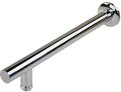Sanixa Go1404HT00 Wandarm für Kopfbrause 30 cm Duschbrause Duscharm Messing Wand-Ausleger Dusche Zulauf Halterung Wandmontage Regenbrause Verlängerung Aufputz