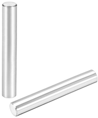 Sourcing Map 2 Stück 12 mm x mm Dübelstifte 304 Edelstahl zylindrische Regalstütze