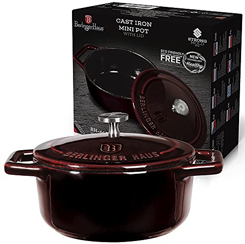 Berlinger Haus 10cm Non Stick Cast Iron Mini Cooking Pan Induction Cook Pot