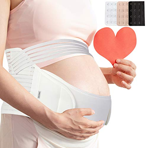 GECONLE Bauchgurt Schwangerschaft Stützgürtel Bauchband Schwangerschaftsgürtel Bauchgurt Stützt Taille Rücken und Bauch