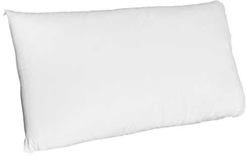 Miroytengo Almohada Peque Moshy 90 cm Blanca con Doble Funda 100% algódon y 100% Poliester de Microfibra