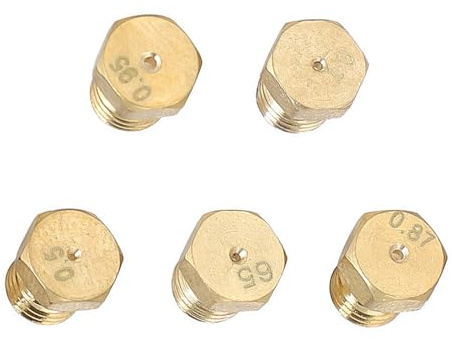 5 Brenner Gasherd LPG Umrüstsatz Düsen Propan Butan 1x0.50 1x0.65 1x0.70 1x0.87 1x0.95,Gaskochfeld Ersatzdüse Gasdüse